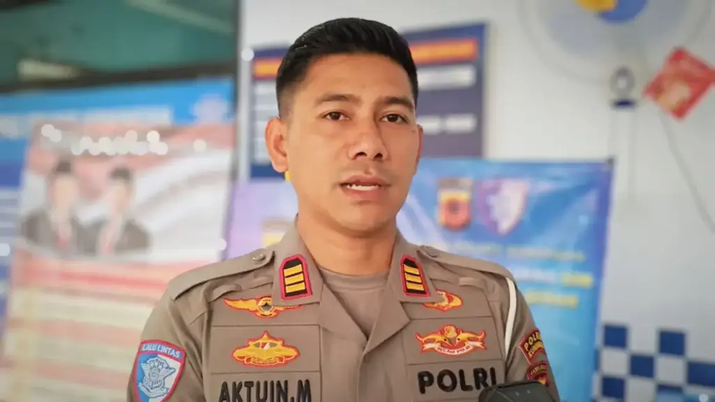 Kasatlantas Polres Kuningan AKP Aktuin Moniharapin